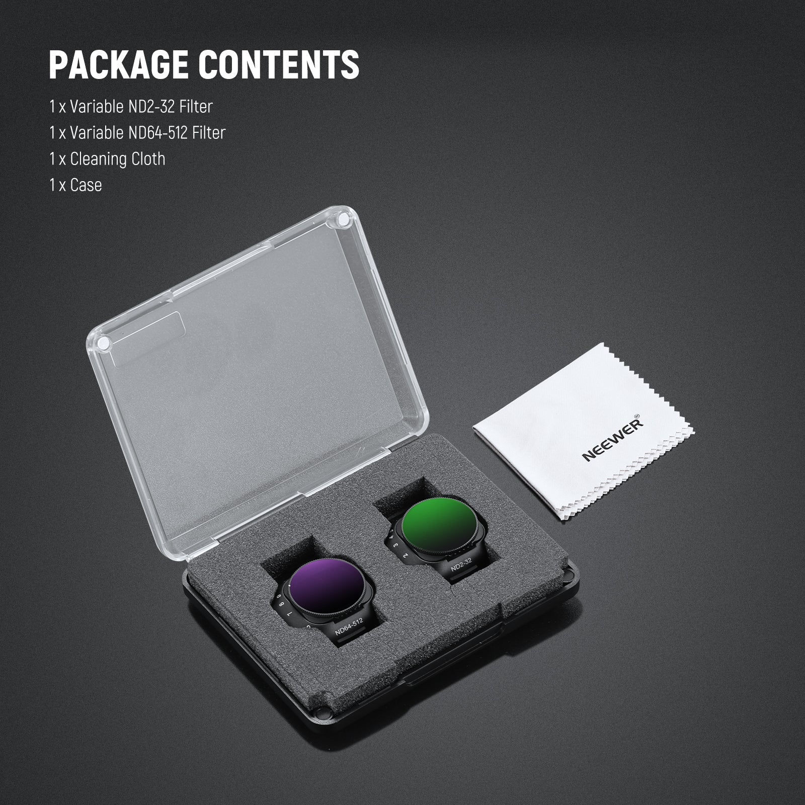 NEEWER Variable ND Filter For DJI Mini 5 Pro Drone