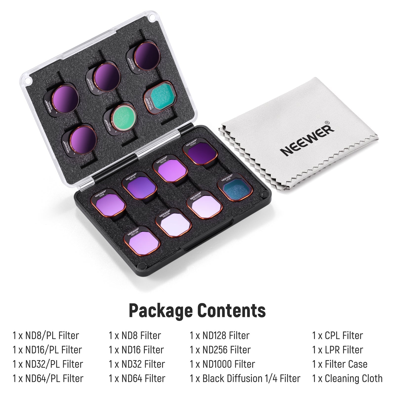 NEEWER FL-B05 14-Pack Filter Set for DJI Mini 4 Pro