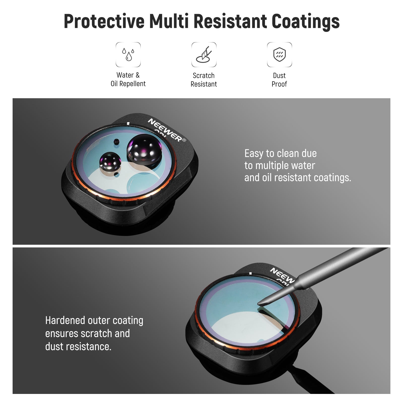 NEEWER FL-A32 6-Pack ND/PL Filter Set for DJI Mini 4 Pro