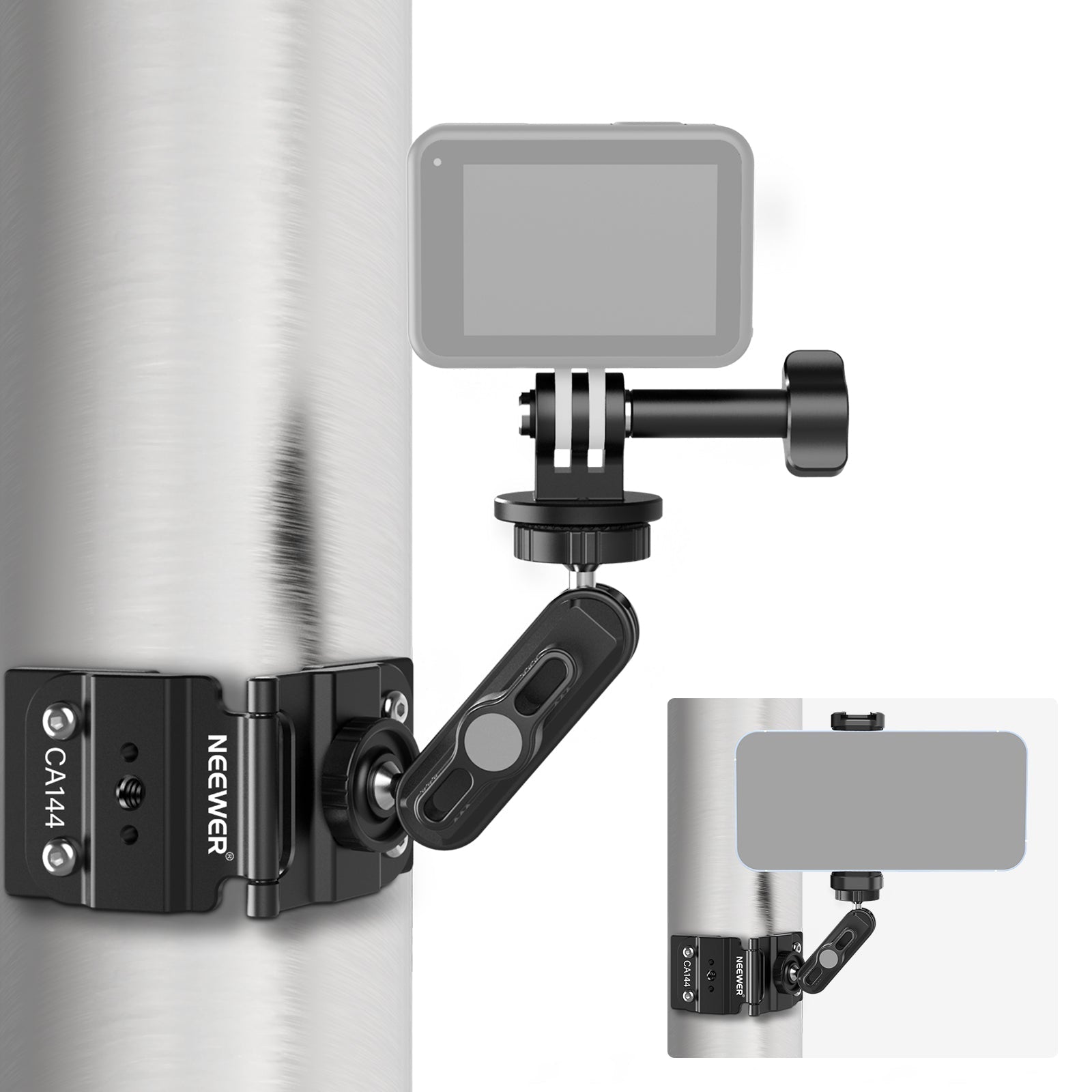 NEEWER CA144 Magnetic Fence Mount for Action Camera