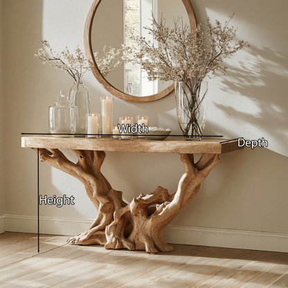 Farmhouse Console Table Home Decor