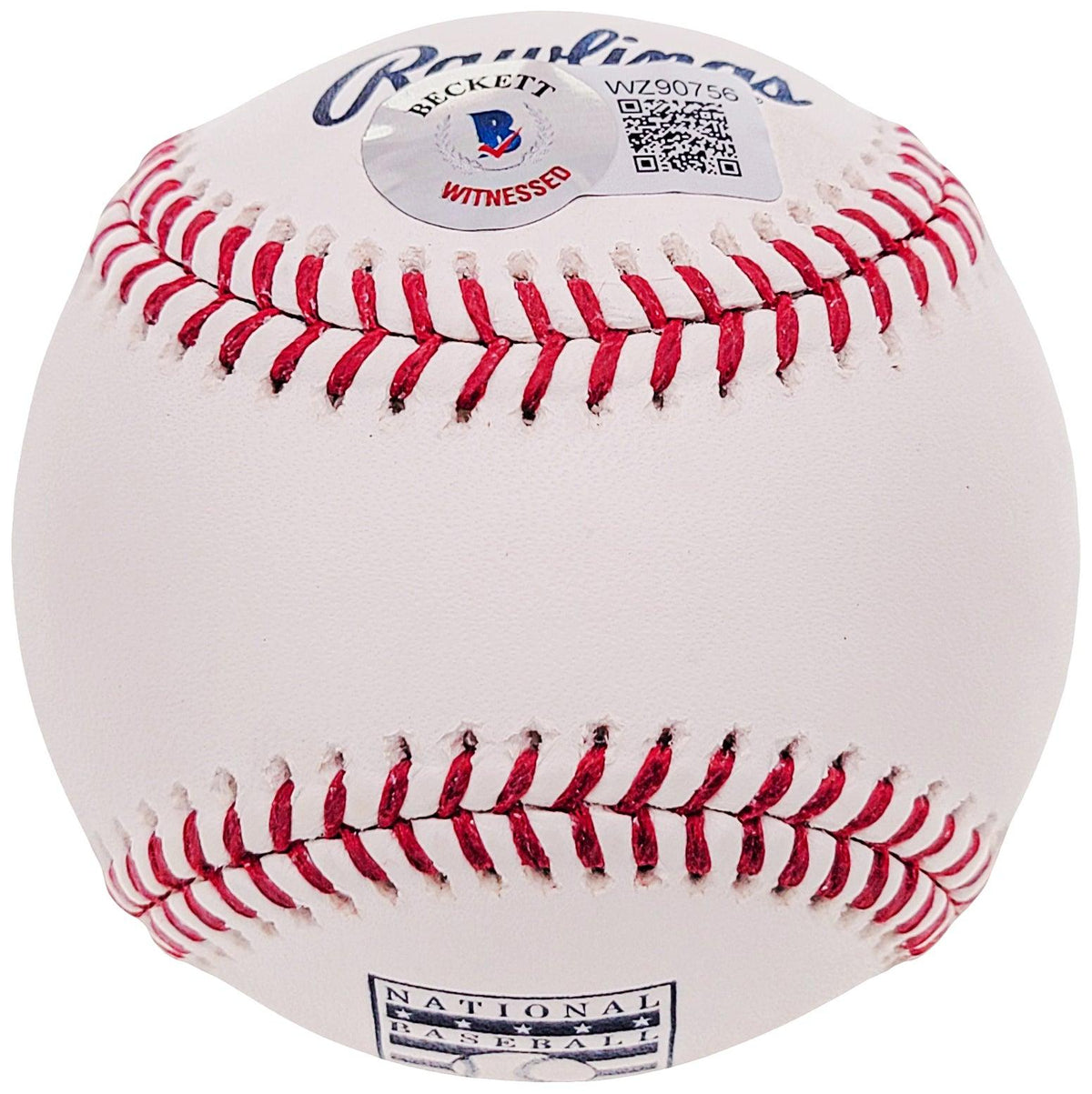 John Smoltz Autographed HOF Logo MLB Baseball Atlanta Braves Beckett BAS QR Stock #208994
