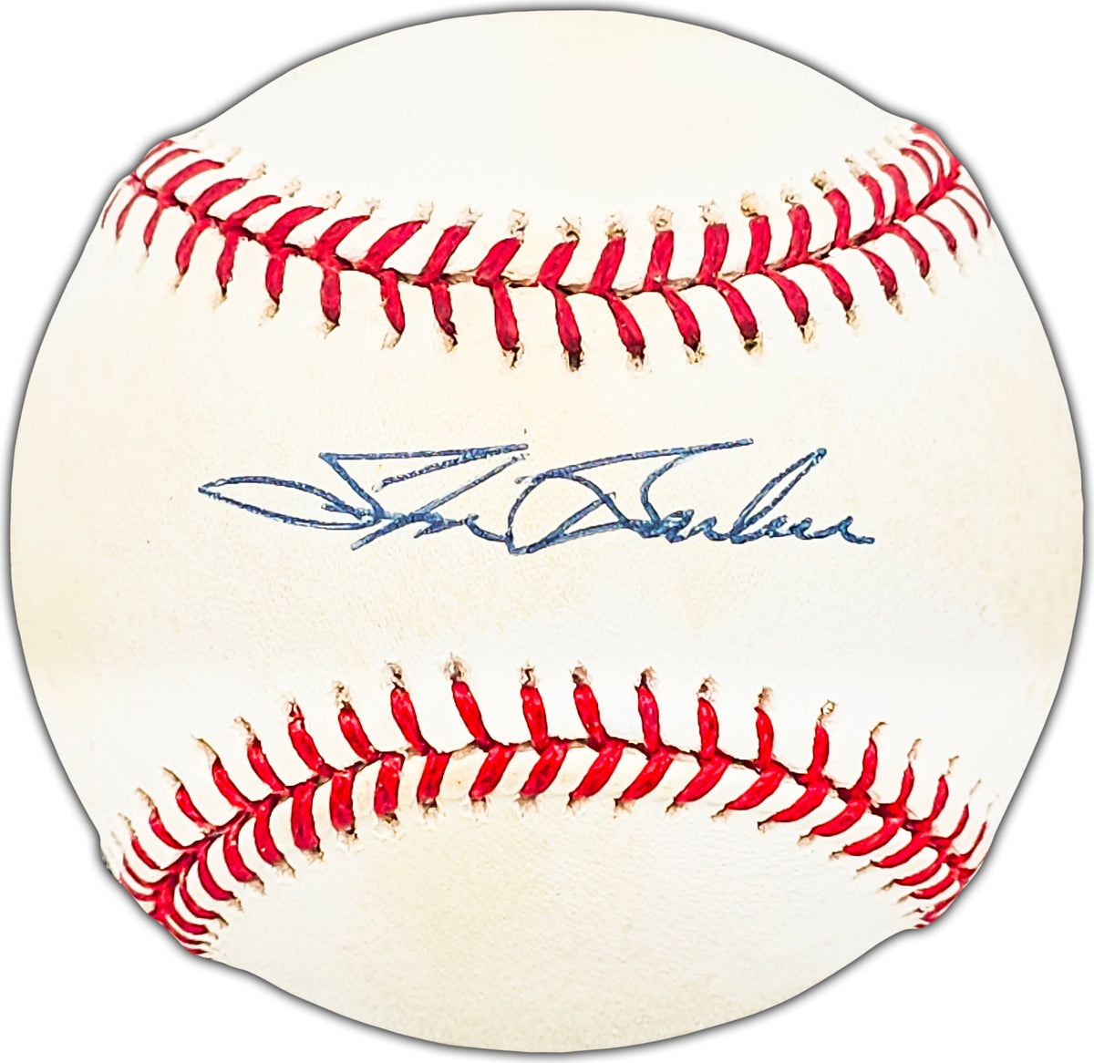 Steve Barber Autographed Official AL Baseball New York Yankees, Baltimore Orioles Beckett BAS #BK44422