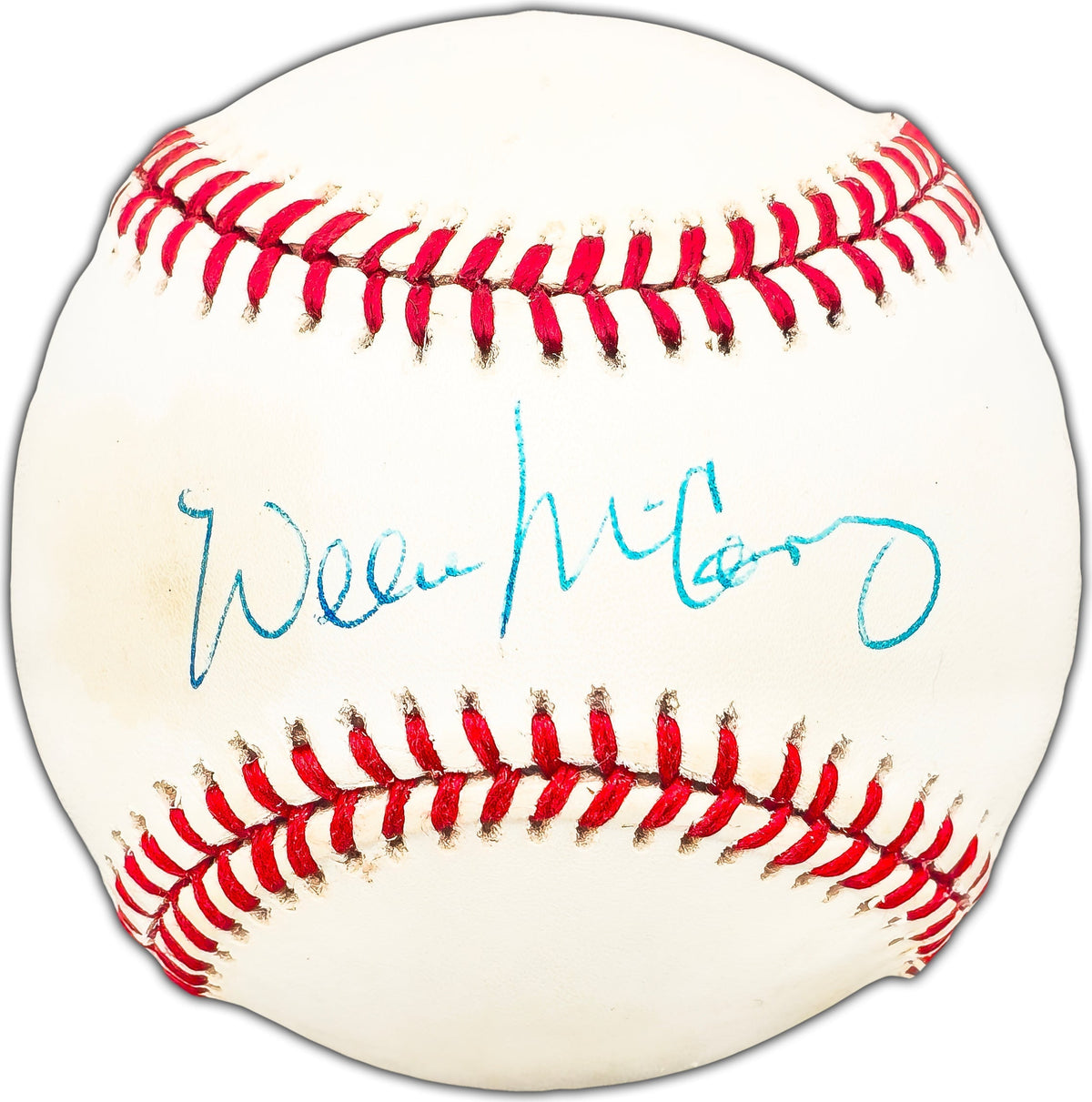 Willie McCovey Autographed Official NL Baseball San Francisco Giants Beckett BAS #BK44456