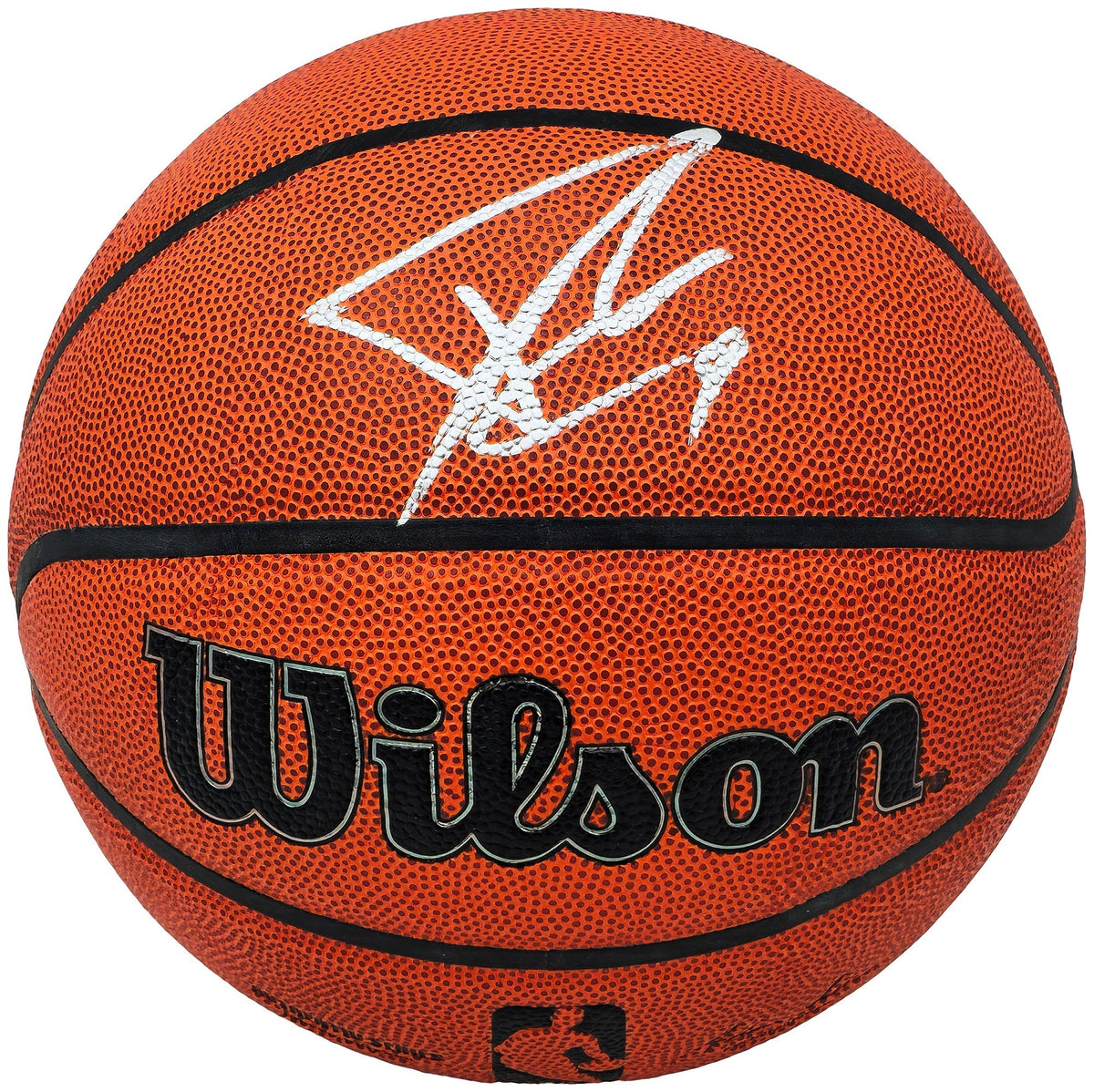 Tony Parker Autographed Authentic Indoor/Outdoor IO Basketball San Antonio Spurs Beckett BAS Witness
