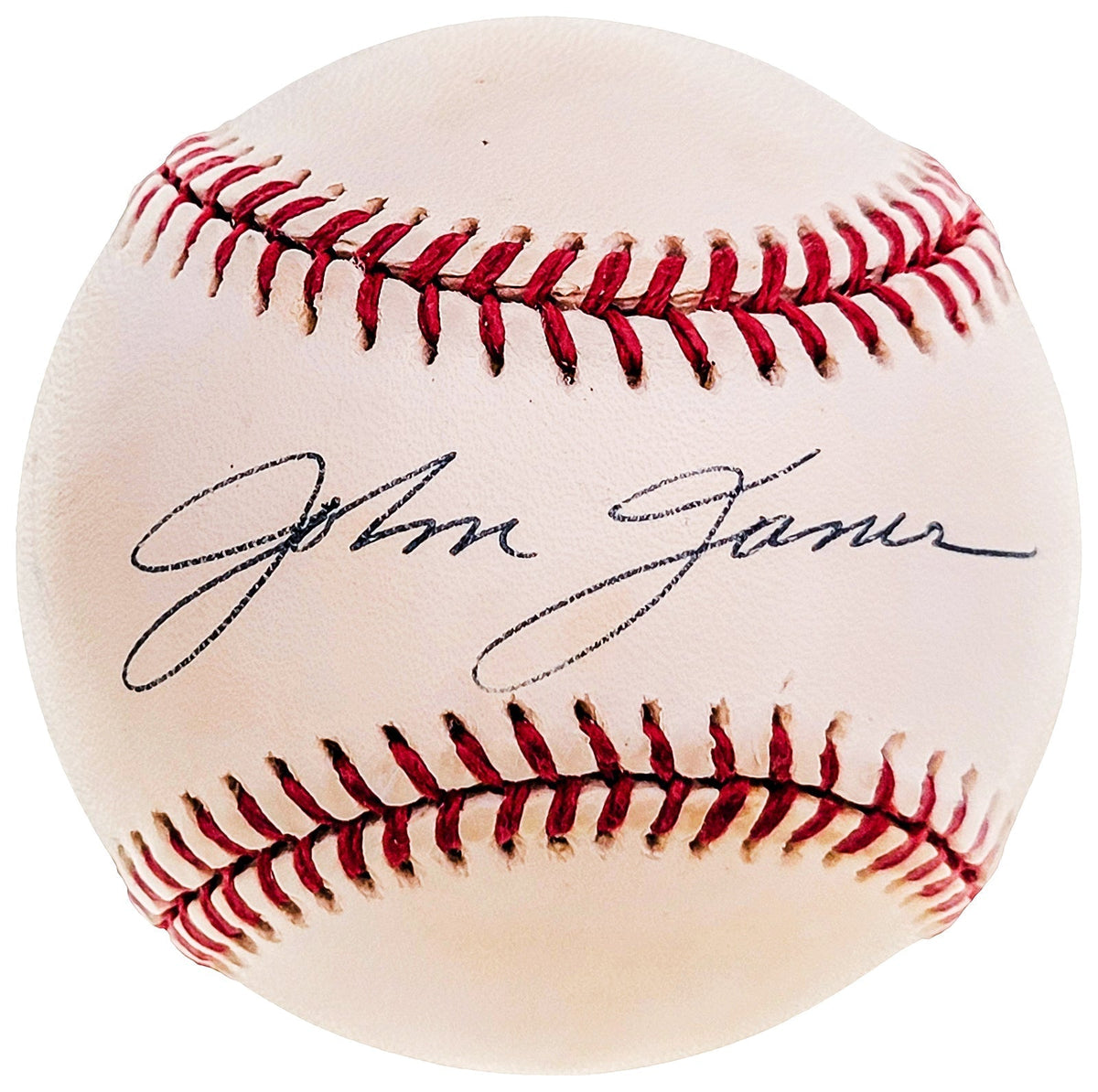John James Autographed Official AL Baseball 1961 New York Yankees JSA #H93892