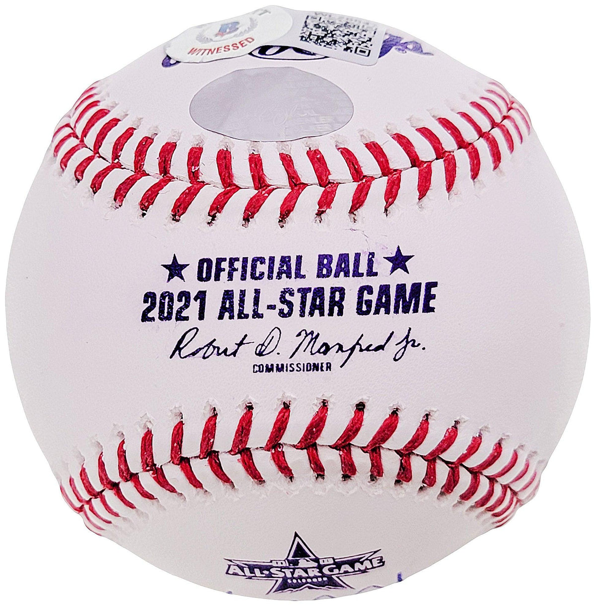 Walker Buehler Autographed Official 2021 All Star Game Logo Baseball Los Angeles Dodgers Beckett BAS QR #WL26647