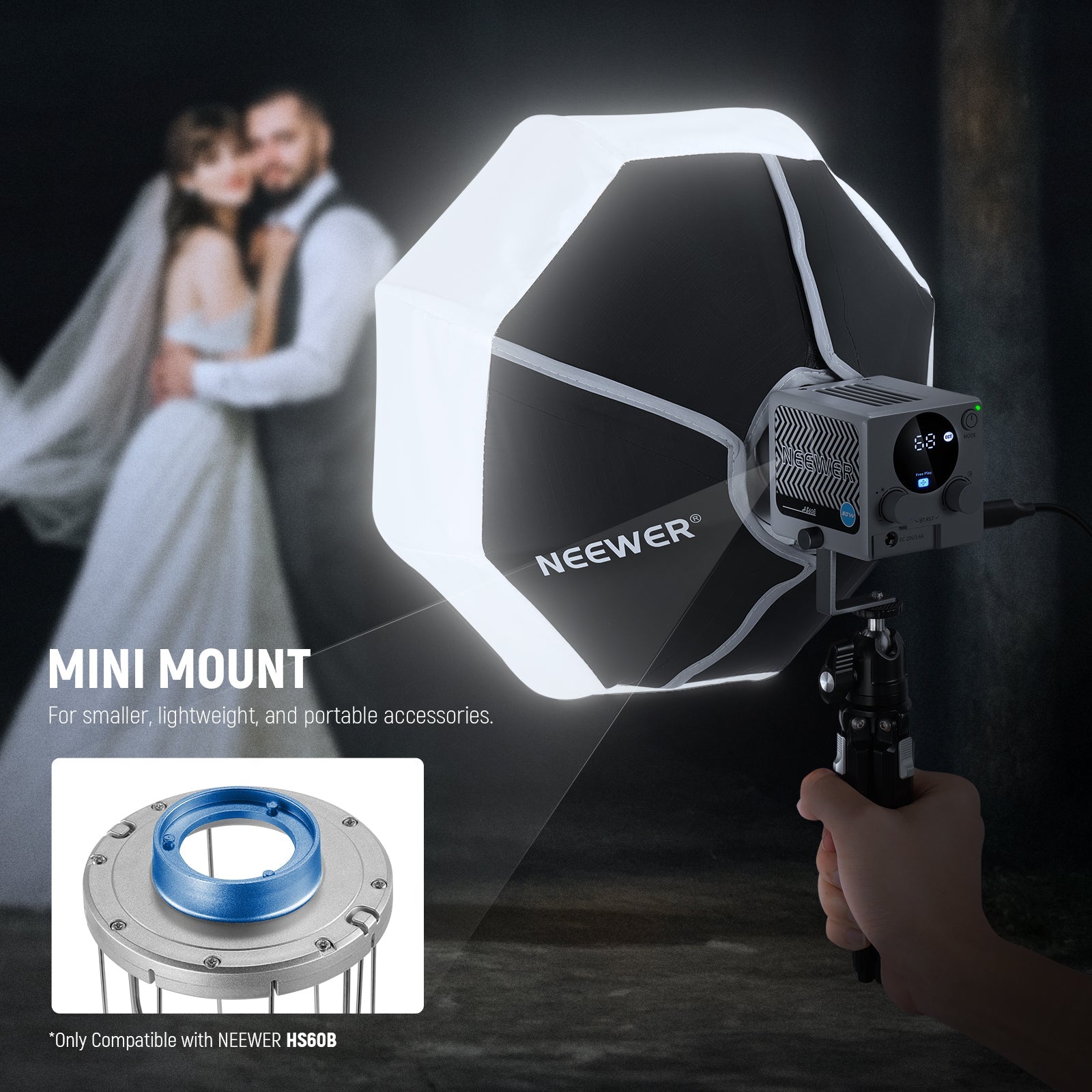 NEEWER NS7L 12"/30cm Lantern Softbox