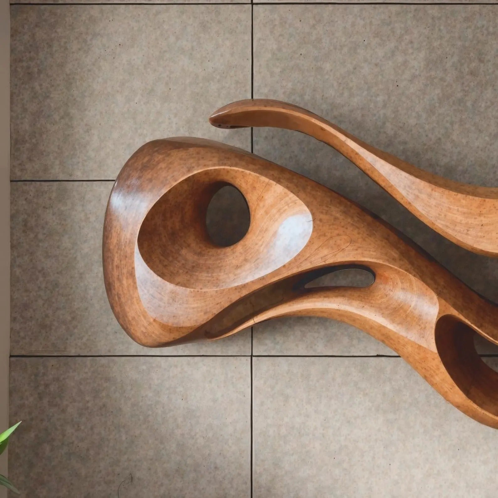 Modern Abstract Wood Wall Art For Living Room Decor