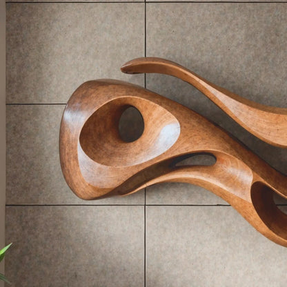 Modern Abstract Wood Wall Art For Living Room Decor