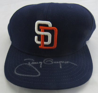 Tony Gwynn Signed Auto Baseball Hat Fleer Holo