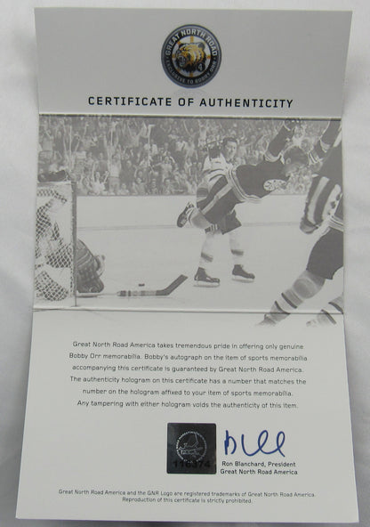 Bobby Orr Signed Hockey Jersey GNR COA