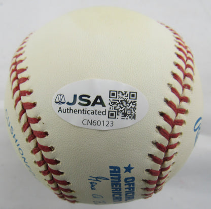 Don Larsen Signed Auto Rawlings Baseball JSA CN60123
