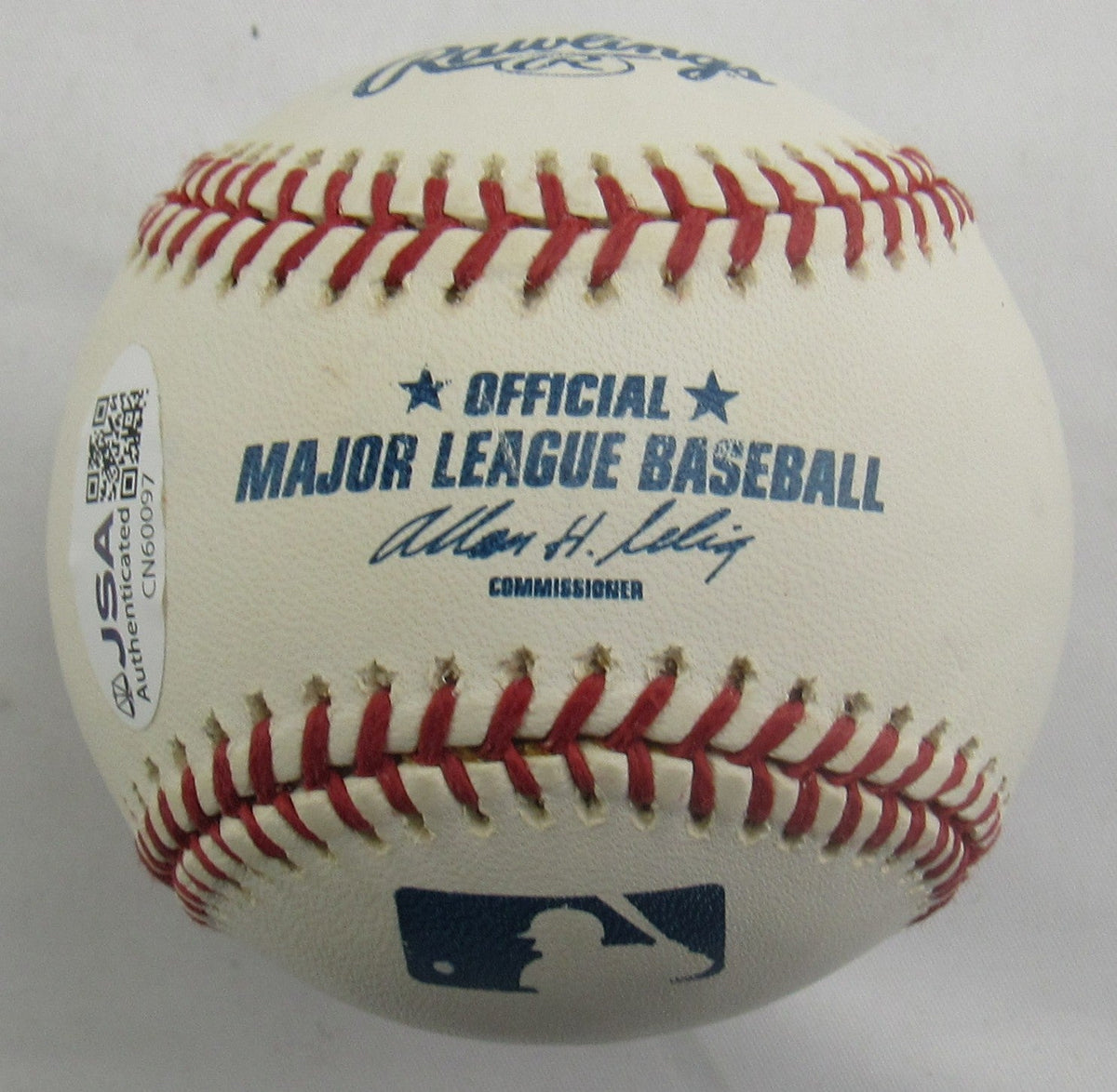 Don Larsen David Cone David Wells Signed Auto Rawlings Baseball JSA CN60097