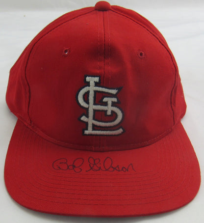 Bob Gibson Signed Auto Cardinals Baseball Hat JSA CH61710