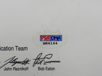 Walter Johnson Sam Rice Clark Griffith Signed Auto Baseball PSA/DNA LOA M86144
