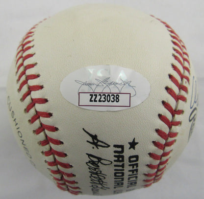 Bart Giamatti Orlando Cepeda Signed Auto Rawlings Baseball JSA LOA ZZ23038