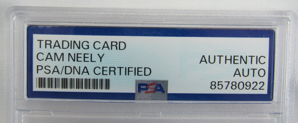 1984 O-Pee-Chee Cam Neely Signed Auto PSA/DNA Encapsulated Hockey Card