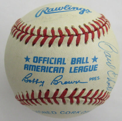 Bernie Williams, Paul O'Neill, Buck Showalter, +1 More Signed Auto Baseball