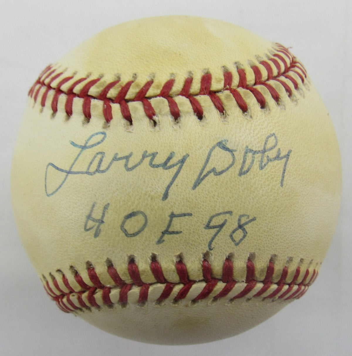 Larry Doby Signed Auto Rawlings Baseball JSA CD18127