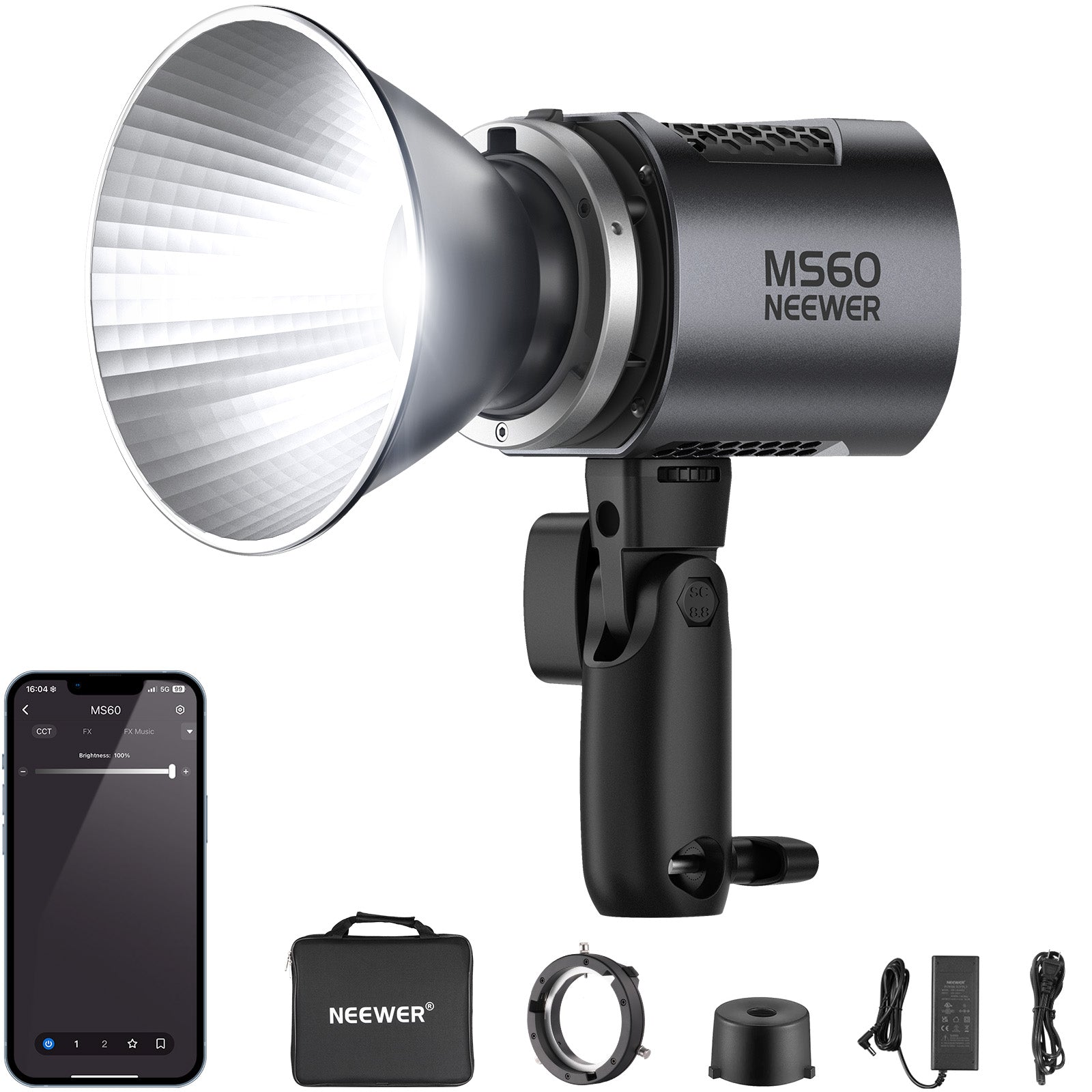 NEEWER MS60 65W Mini COB LED Video Light