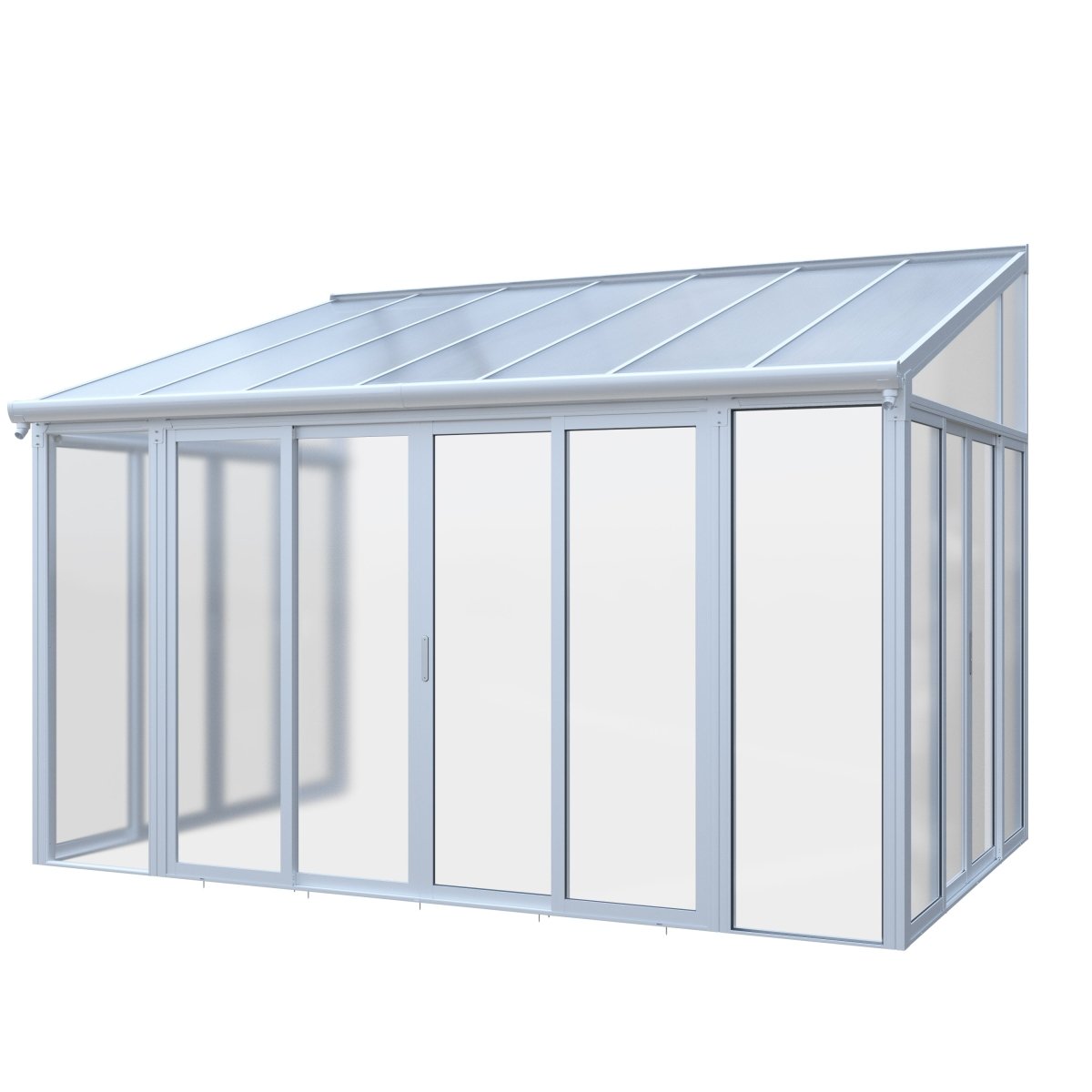 10x14 Lockable Enclosed Patio Cover | Durable Outdoor Shelter