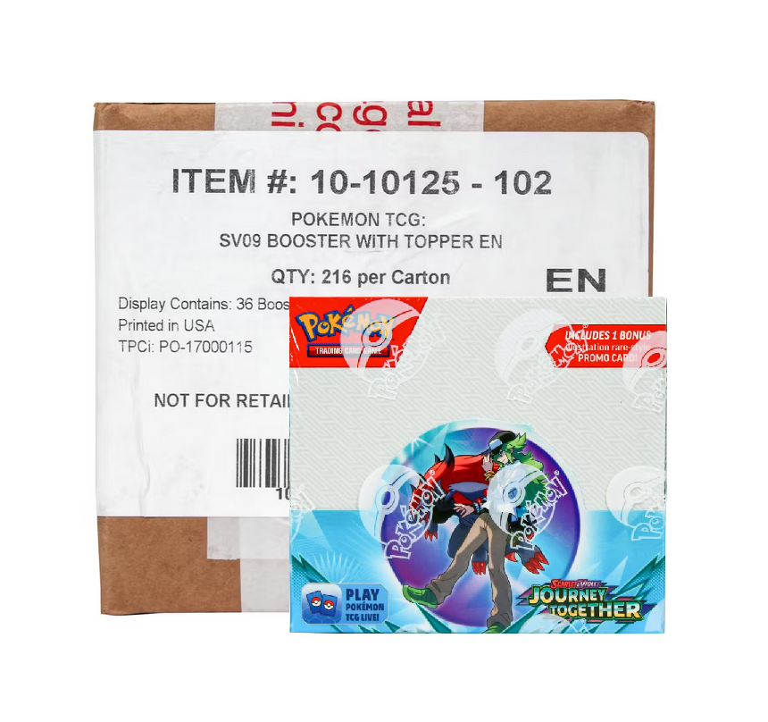 Pokemon Scarlet and Violet Journey Together Booster 6-Box Case
