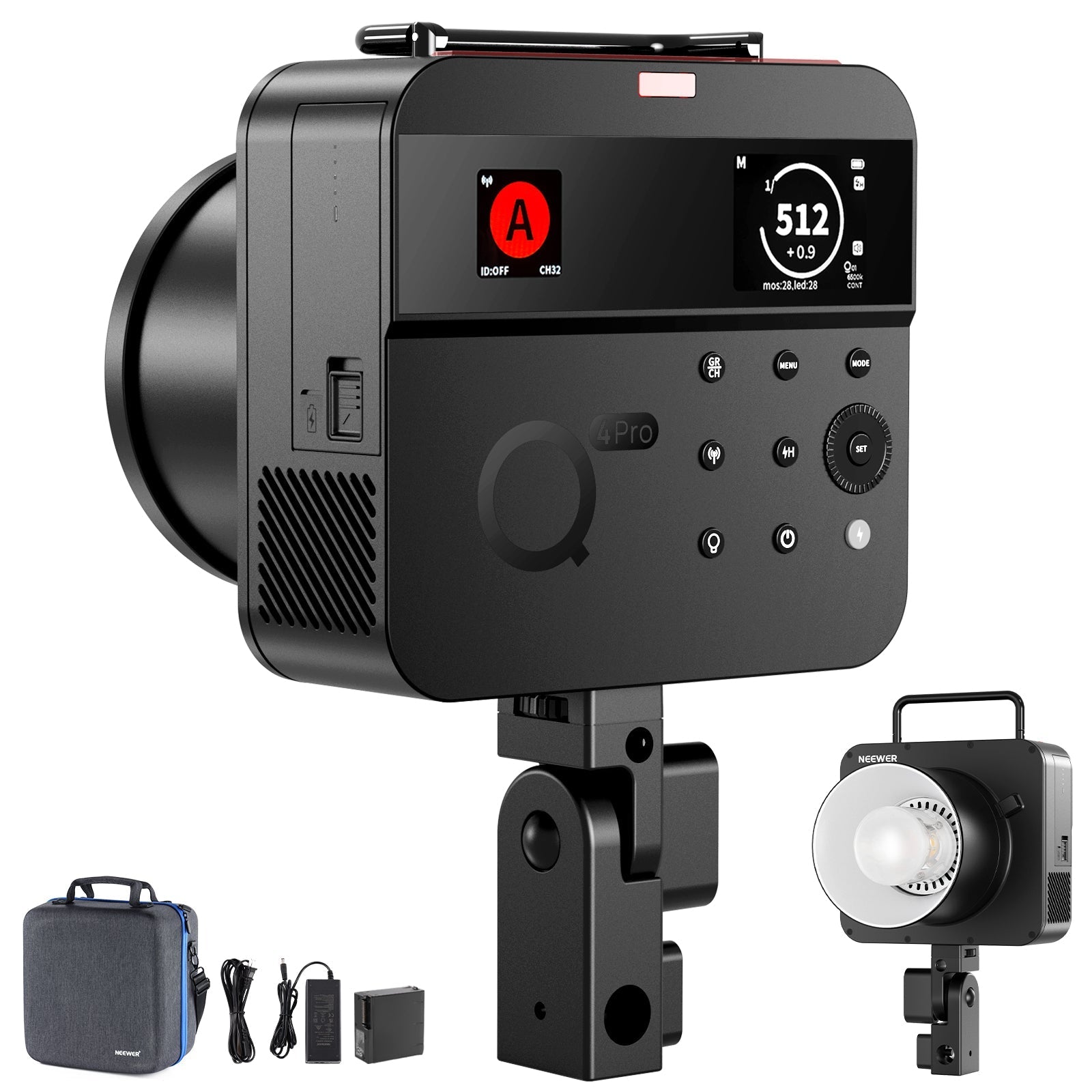 NEEWER Q4PRO 400Ws 2.4G TTL Outdoor Flash Strobe