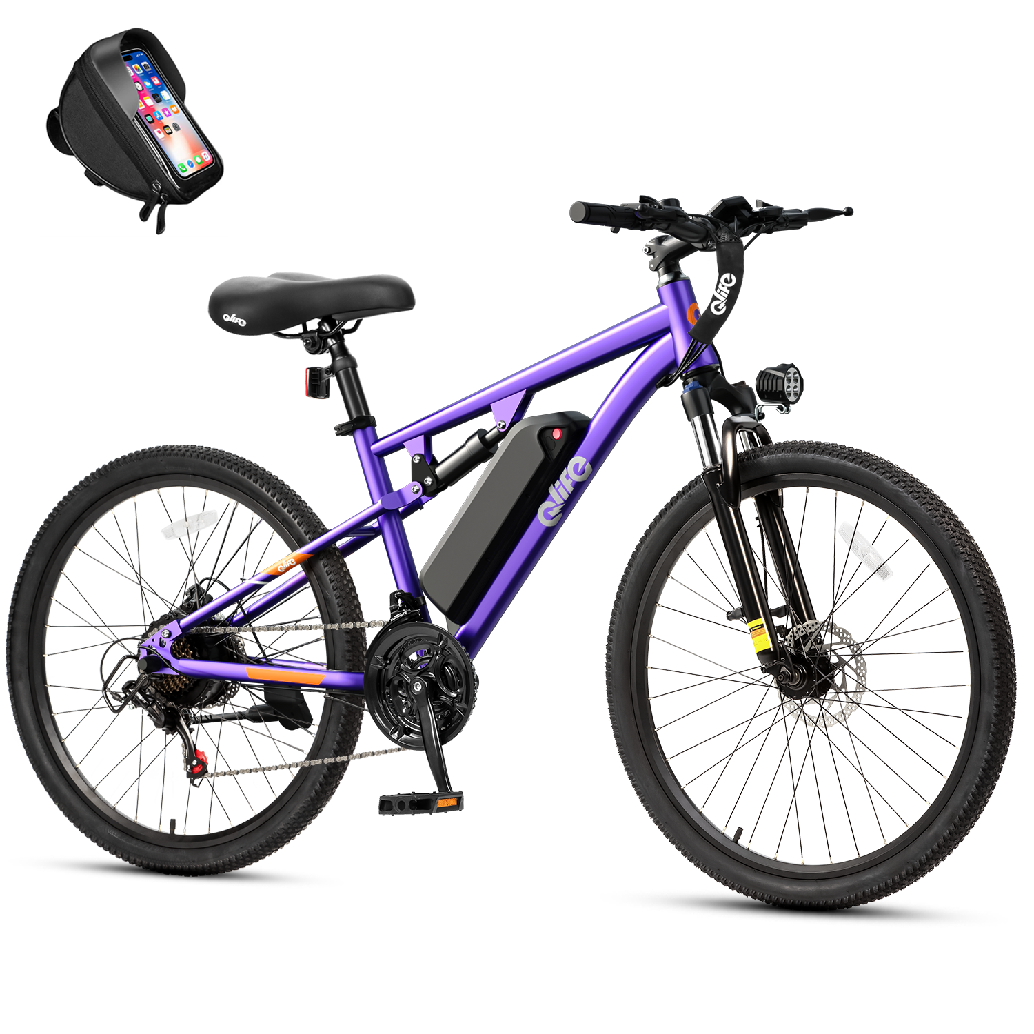 Racer Ultra 27.5'' Full-Suspension Mountain eBike for Adults