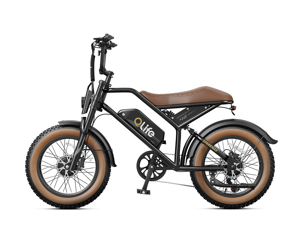 Spark Max Dual Motor 20x4.0" Hydraulic Brakes Moped-Style E-Bike