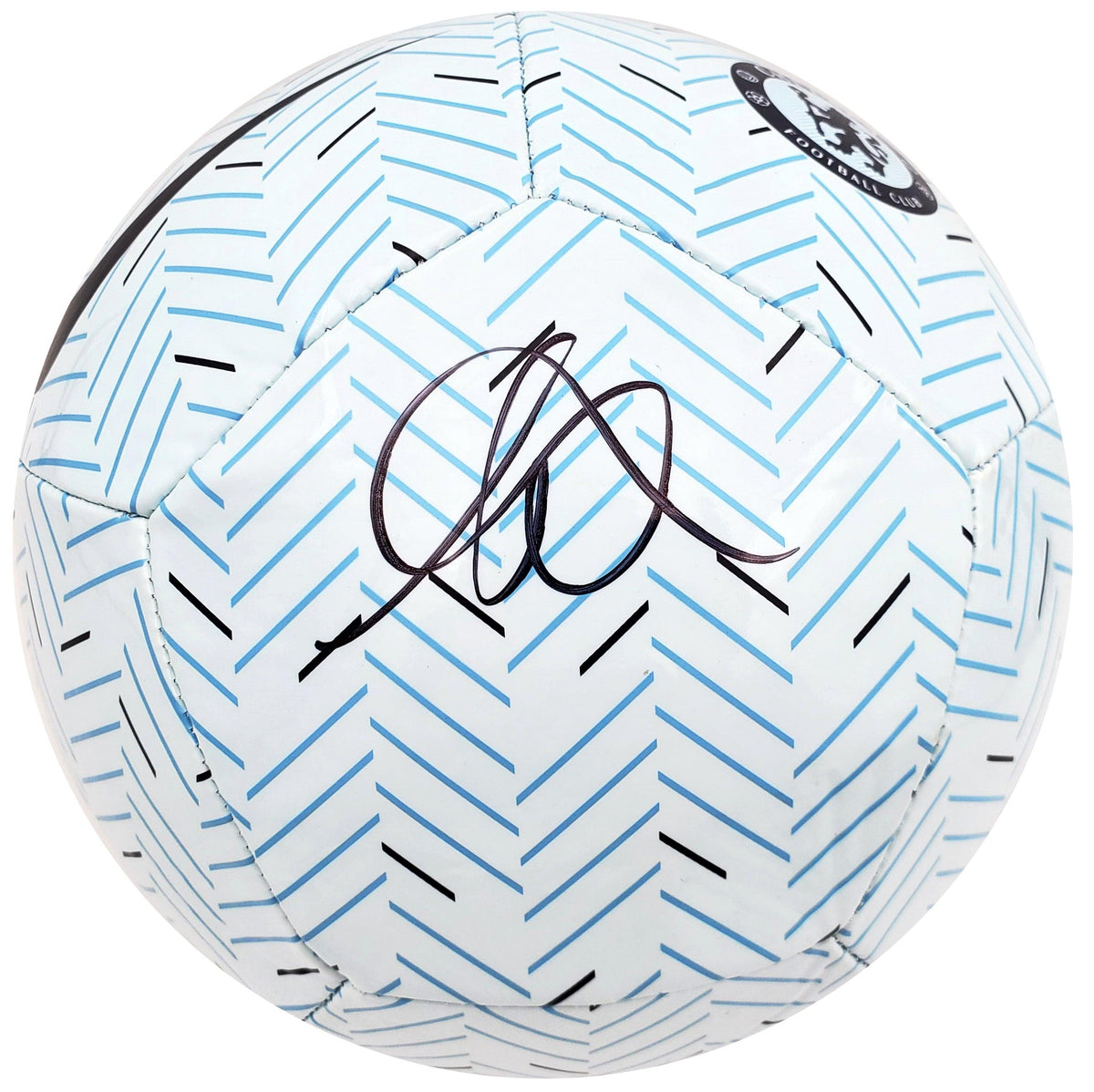 Mason Mount Autographed Nike Soccer Ball Chelsea F.C. Beckett BAS Stock #196470
