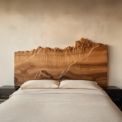 Rustic Wall Feature Headboard For Bedroom And Personal Space