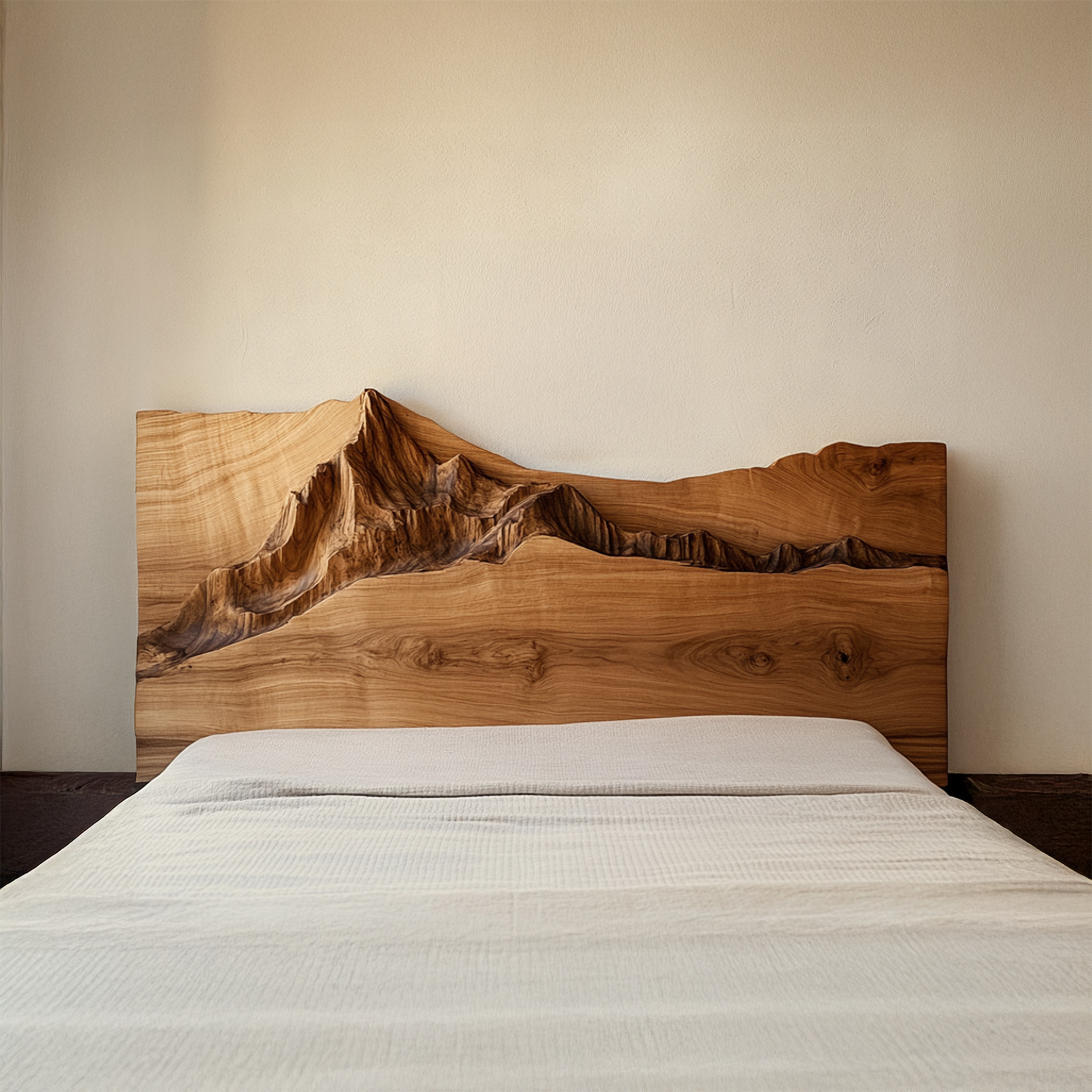 Rustic Organic Headboard For Bedroom Or Relaxing Area