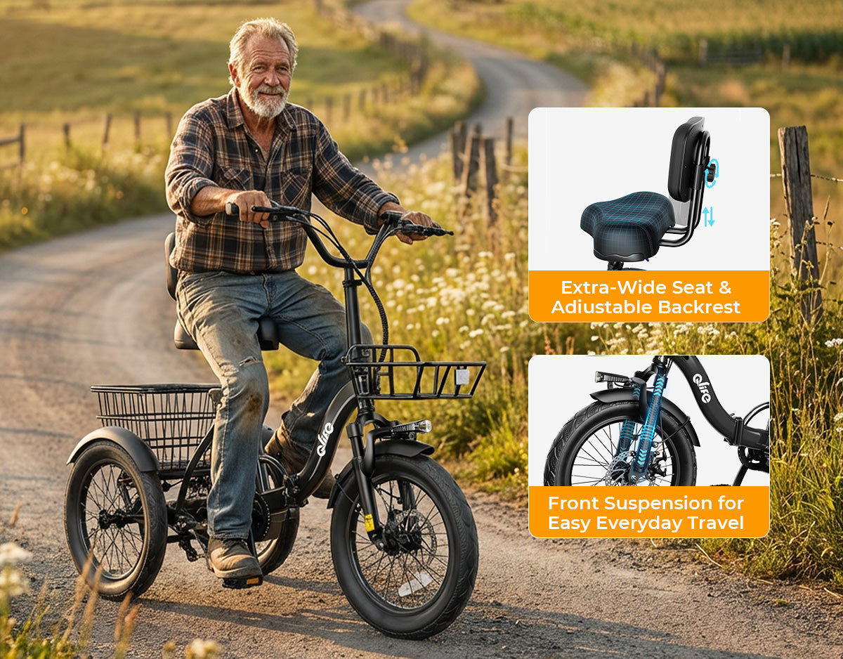 Triker 2.0 Folding 3 Wheels Electric Bike