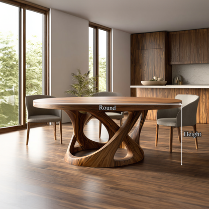 Organic Modern Dining Table Dining Room Or Kitchen
