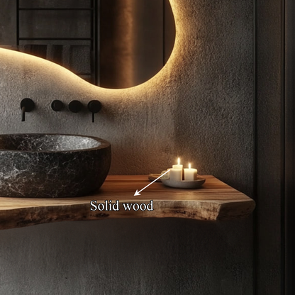 Rustic Floating Wall Vanity Bathroom Morden Decor