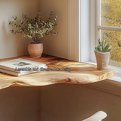 Mid Century Floating Study Shelf Living Room