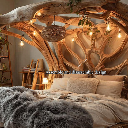 Rustic Tree Bed Modern Bedroom