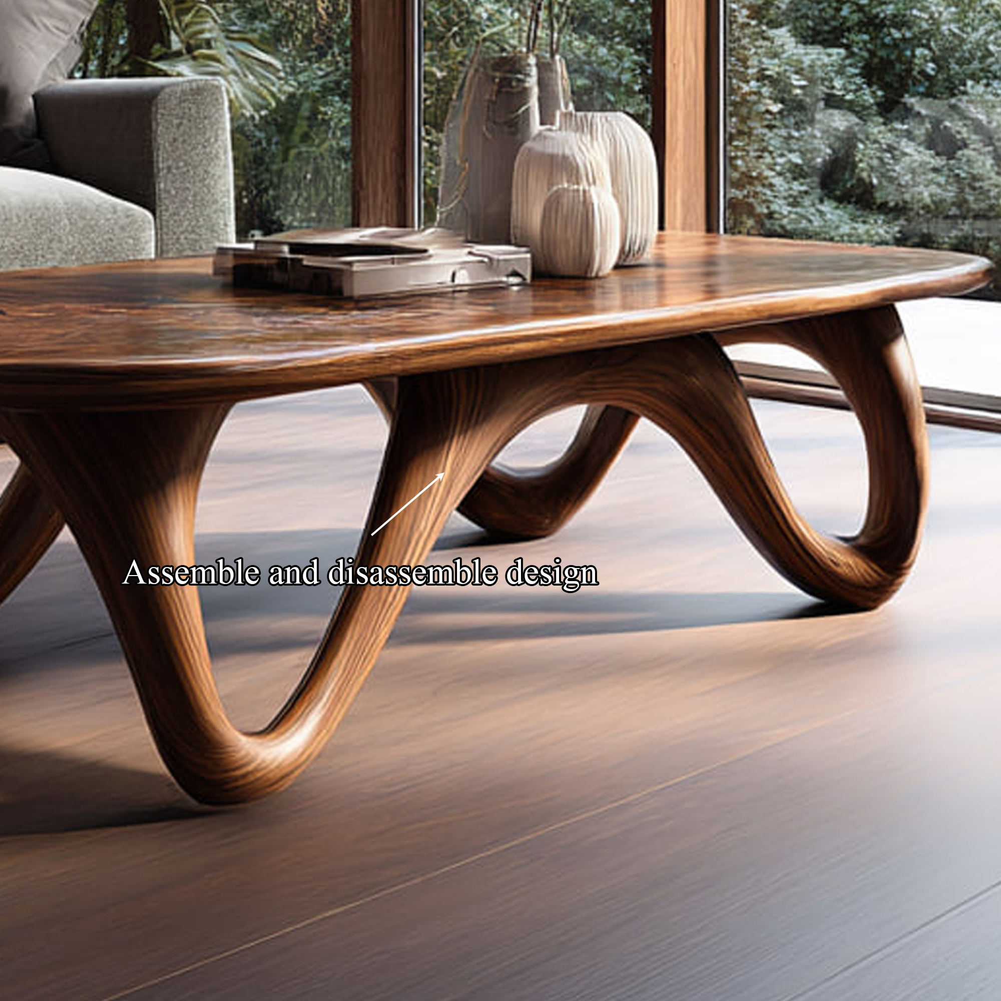 Mid Century Modern Coffee Table Living Room