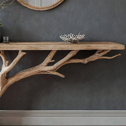 Floating Edge Console Table Handcraft