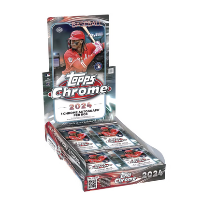 2024 Topps Chrome Baseball Hobby 12 Box Case