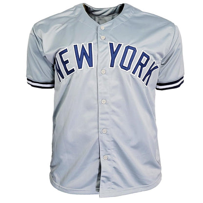 Rachel Balkovec Signed New York Grey Baseball Jersey (Beckett)