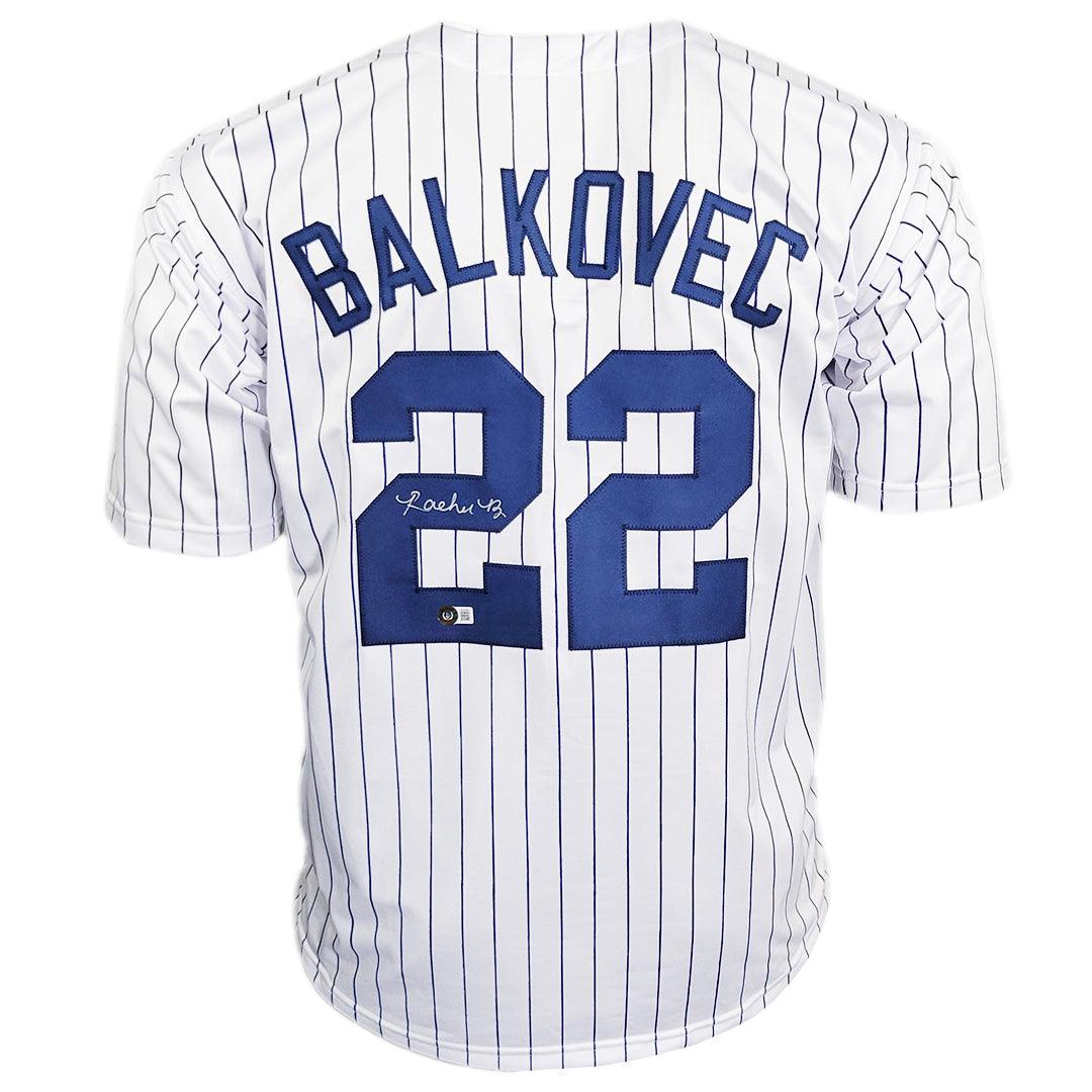 Rachel Balkovec Signed New York Pinstripe Baseball Jersey (Beckett)