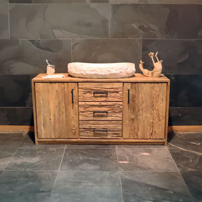 Unique Bathroom Rustic Vanity