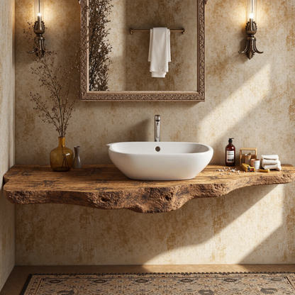 Wooden Floating Bathroom Vanity