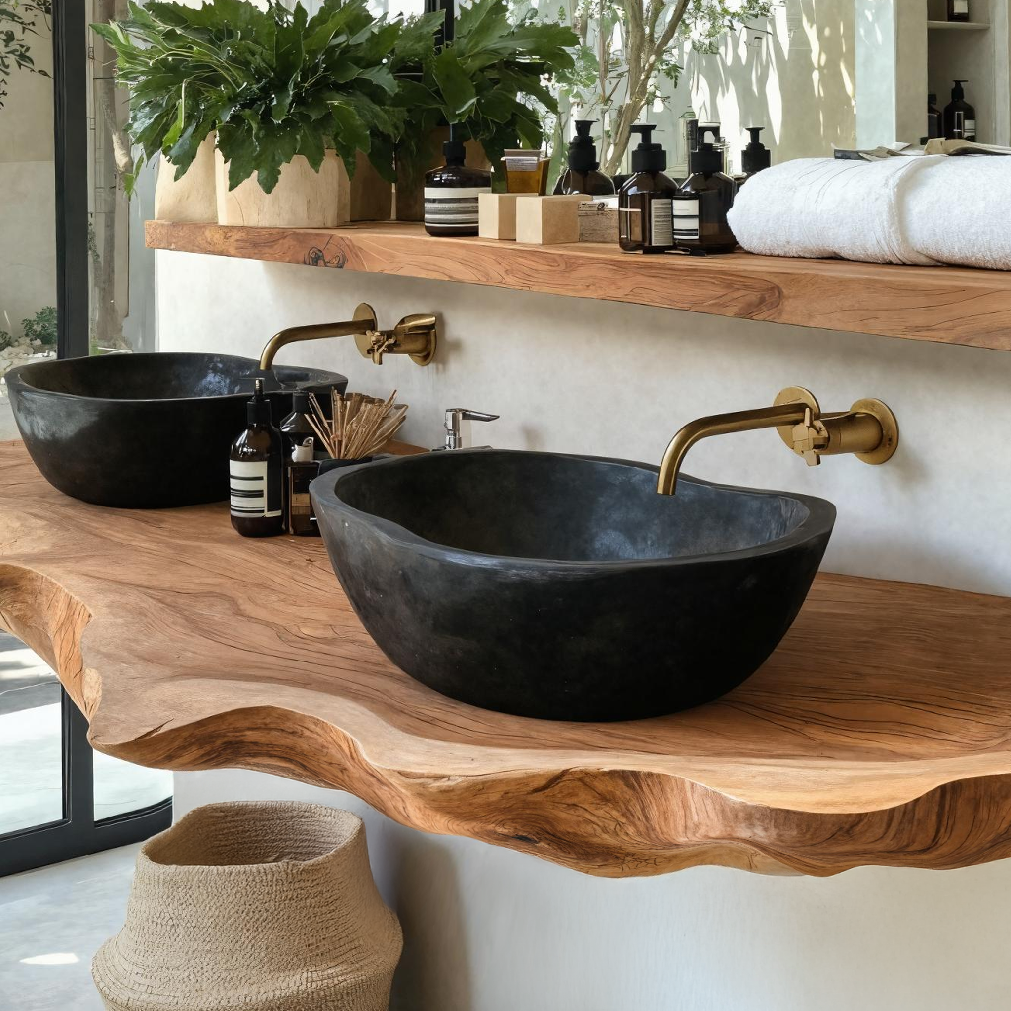 Wooden Vessel Sink Handcrafted For Bathroom Renovation