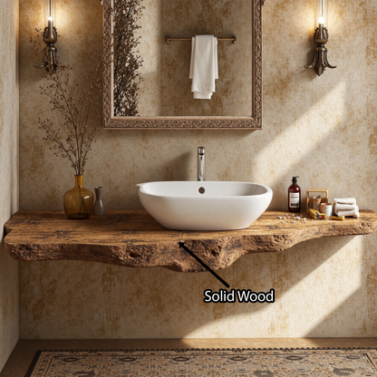 Wooden Floating Bathroom Vanity