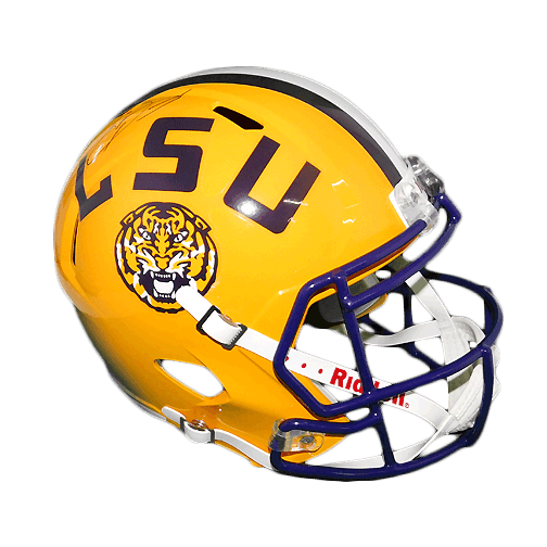 Odell Beckham Jr. Signed LSU Tigers Full-Size Speed Replica Yellow Helmet (JSA)