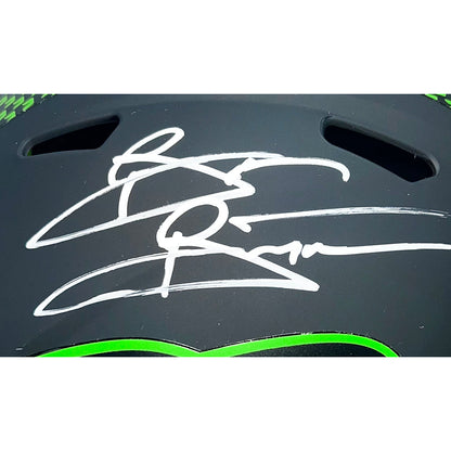 Brian Bosworth Signed Seattle Seahawks Eclipse Full-Size Replica Football Helmet (Beckett)
