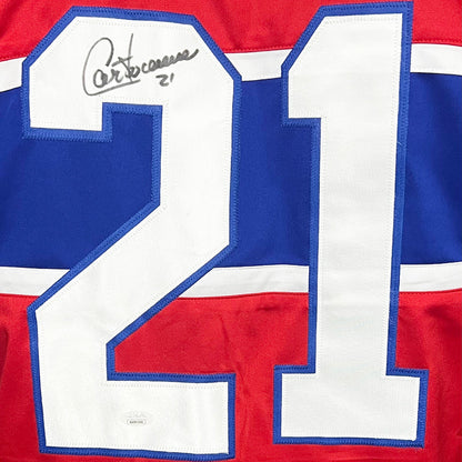 Guy Carbonneau Signed Montreal Red Hockey Jersey (JSA)